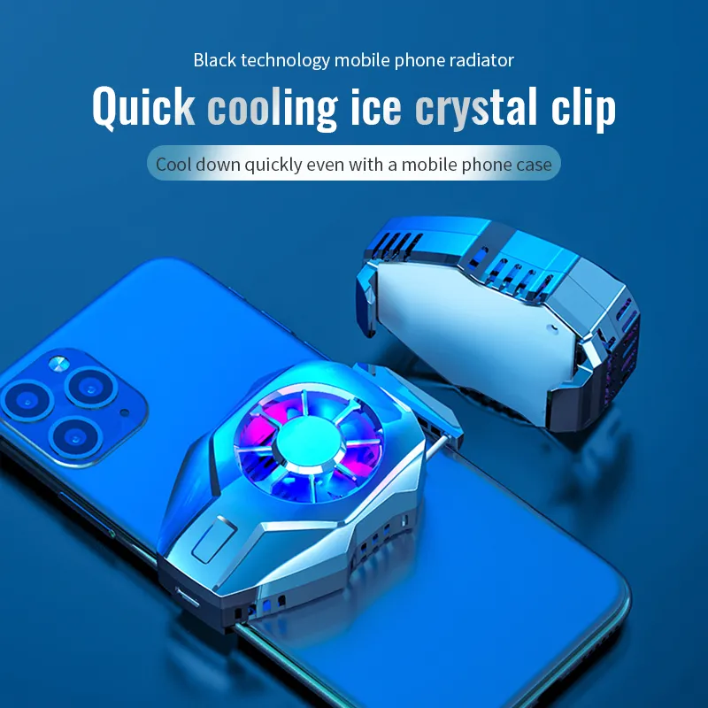 For iPhone 13 12 11 Pro Max mini Xr Xs X Radiator Snap-on Cooling