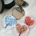 ( 1pc ) Random Folding makeup mirror Mini portable vanity mirror Double sided mirror Makeup small mirror Makeup tool. 
