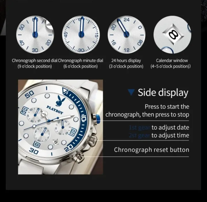 PLAYBOY%20Luxury%20Watches%20For%20Men%20Fashion%20Silicone%20Strap%20Waterproof%20Sport%20Chronograph%20Quartz%20WristWatch%20Smart%20Clock%20With%20Date%20-%20Image%205