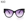 2019 New Fashion Brand Designer Tom Cat Eye Sunglasses Women Oversized Frame Vintage Sun Glasses oculos de sol UV400. 