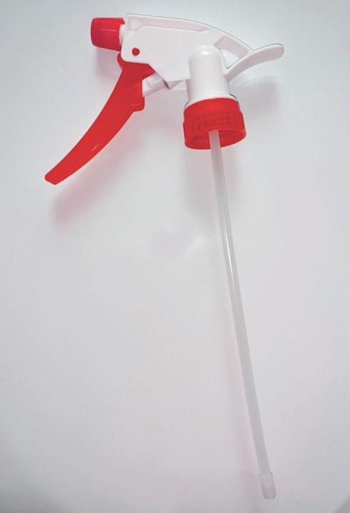 Plastic Water Spray Nozzle Trigger for Bottle, 10 cm (Multi Colours) 1 pcs