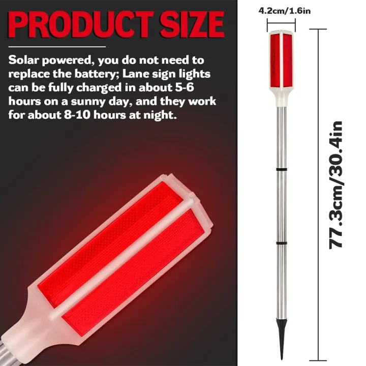 GC%205Pcs%20Solar%20Powered%20Driveway%20Lights%20Driveway%20Markers%20Landscape%20Driveway%20Reflectors%20For%20Snow%20Road%20Outdoor%20Yard%20-%20Image%206