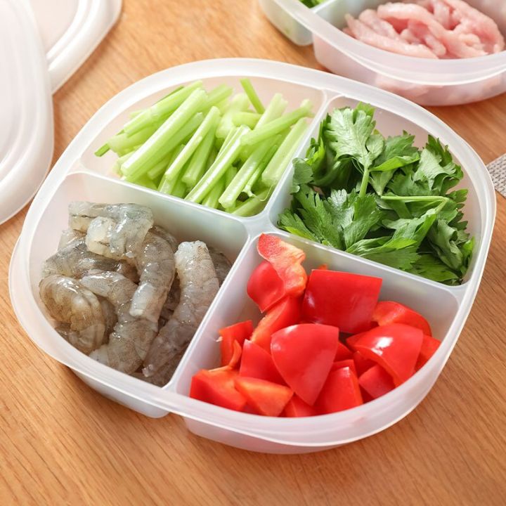 Kitchen%20Storage%20Box%20Food%20Container%20Refrigerator%20Preservation%20Side%20Dish%20Storage%20Organization%20Meat%20Four%20Compartment%20Box%20Anti-smell%20-%20Image%206