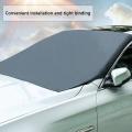 TEWUB Dustproof Heat Protection Rearview Mirror Cover Sunshade Protector UV-Protection Windproof Snow Ice Protection Car Windscreen Cover Front Windshield Cover Window Guard Screen Car Sun Shade Protector. 