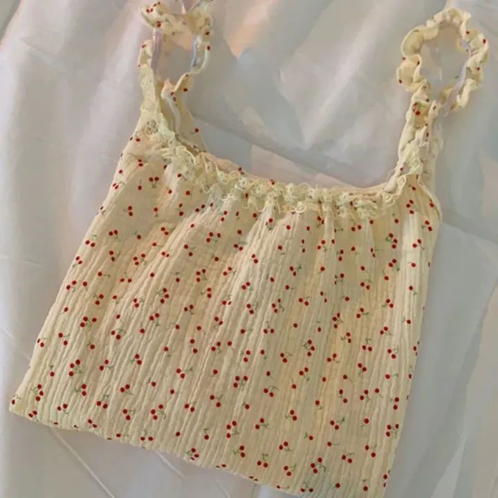 Women's%20Pajamas%20Summer%20Thin%20Sleeveless%20Tank%20Top%20Shorts%20Suit%20Korean%20Style%20Solid%20Color%20Floral%20Sweet%20Home%20Wear%20Can%20Be%20Worn%20outside%20-%20Image%202