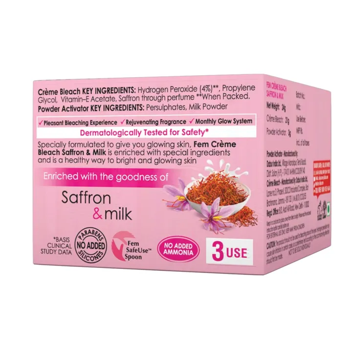 Fem%20Fairness%20Saffron%20&%20Milk%20Cr%C3%A8me%20Bleach%20(India)%20-%2024g%20-%20Image%204