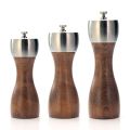 Premium Beech Pepper Mill - Salt and Pepper Grinder - Precision Carbon Steel Rotor Use for peppercorn, sea salt, black pepper-8 inch for pepper. 