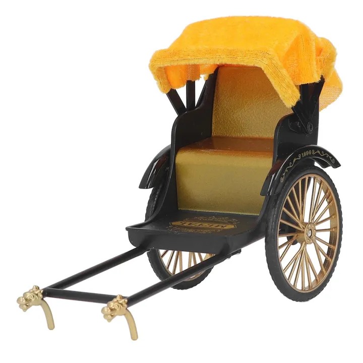Retro Rickshaw Model, Simulation Alloy Rickshaw Model for Table
