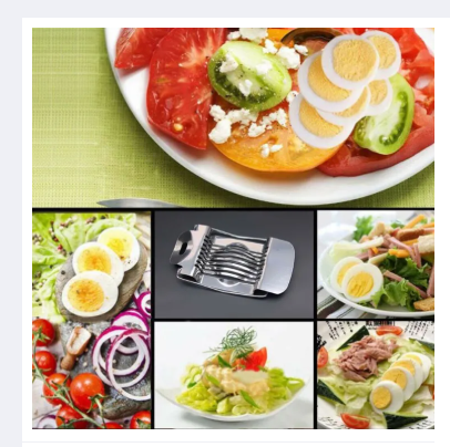 High Stainless Steel Boiled Egg Slicer Section Cutter Mushroom Kitchen Chopper