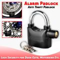 Security Alarm Lock - Black. 