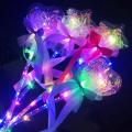 Handheld Magical Stick Princess LED Lantern Wand Stage Props Outdoor Summer Play Light Up Toy Glow At Dark Girls Princess Favor.