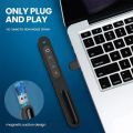 【Trending】 Convenient RF 2.4GHz Presentation Point Clicker Remote Control PPT Hyperlink Pointer Volume Control 330FT Long Control Page Turning Pen Computer. 