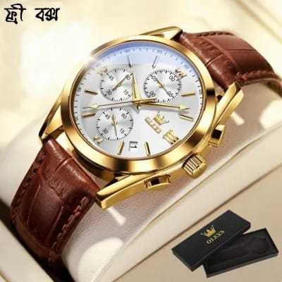 Olevs%20Top%20Luxury%20Leather%20Analog%20quartz%20fashionable%20watch%20for%20men%20-%20Image%203