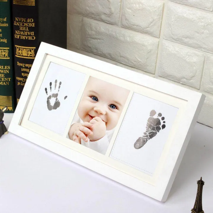 Baby%20Handprint%20Kit%20By%20Little%20Hippo%20-%20Newborn%20Baby%20Picture%20Frame%20(WHITE)%20Non%20Toxic%20INK!%20Baby%20Footprint%20Kit%20Best%20Baby%20Shower%20Gifts!%20Perfect%20For%20Baby%20Boy%20Gifts%20And%20Baby%20Girls%20Gifts%20-%20Image%205