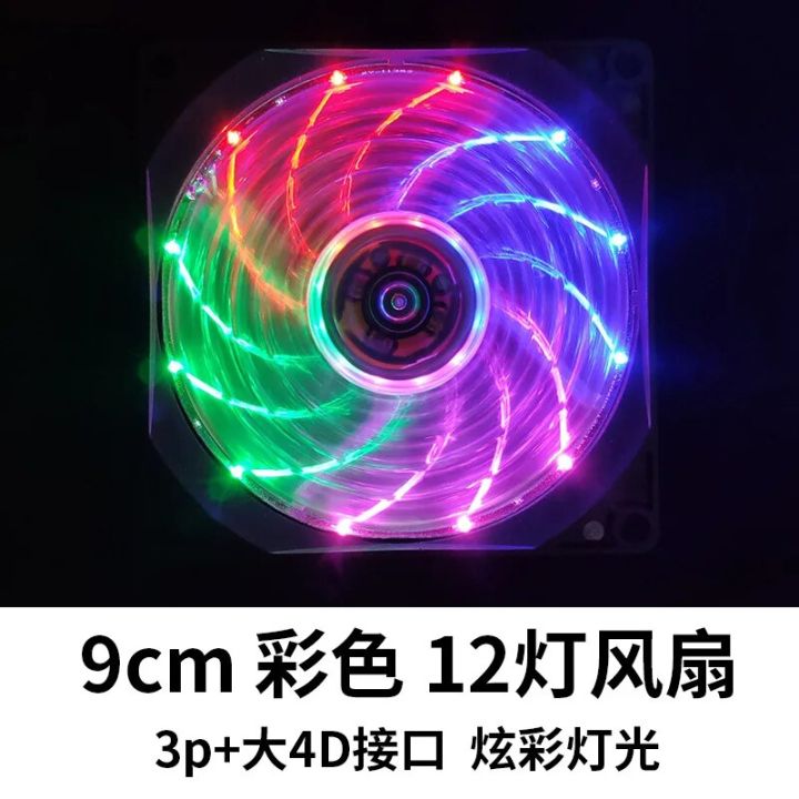 RGB%20LED%20PWM%203%20Pin%209CM%20Computer%20Case%20Fan%20Silent%2090MM%20CPU%20Cooling%20Quiet%20PC%20Cooler%2012V%20DC%20-%20Image%202