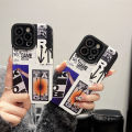 Trendy luxury label pattern cases iPhone15promax 1413 12 11 Pro Max cases iPhone12 iPhone11 Silicone Soft Shell Cover. 