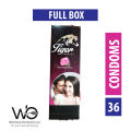 Tiger Dotted Condoms Rose Flavour Full Box-36pcs. 