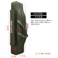 Fishing Bag Fishing Bag Fishing Rod Bag Waterproof Fishing Bag Fishing Bag Telescopic Fishing Rod Bag Rod Bag80cm/1.25Beige Three-Layer Double Layer.