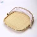 Food Serving Tent Basket Food Storage Basket with Mesh Gauze Cover for Fruit M. 