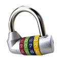 4 Digit Combination Padlock Number Lock Multifunctional Password Padlock for School Gym Locker.