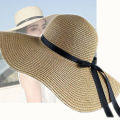 【Happy childhood memories】（NEW）Hats For Women Ladies Hat Straw Hat Hat Woman Summer Seaside Beach Han Pepper Butterfly Knot Ribbon Female Sunscreen Straw Hat Foldable Hat Hats Baseball Cap Dad Hat Cap Bucket Hat Beret Beach Hat Summer Hat Straw Hat Baseba. 
