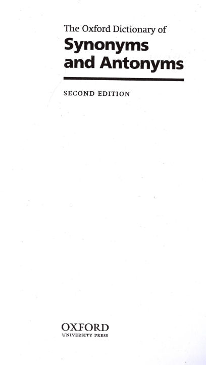 Oxford%20Dictionary%20Of%20Synonyms%20and%20Antonyms%20-%20Image%206