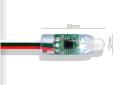 Promotion!!!WS2811 DC5V 50nodes addressable LED pixel string node;IP68 rated;3inch(7.6cm)spacing;24AWG wire,;RGB full color----.