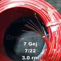 House Wiring Cable 3.0 RM Fire Proof 1 COIL Cable mm Cable BYA-FR Red And Black Electric Wiring Cable 7/22. 