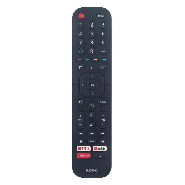 ERF2F60G TV Remote Control for Hisense Smart Android TV 9.0 Pie 32A56E (Without Voice Function)