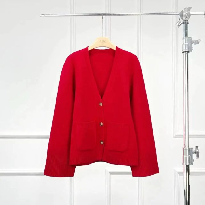 Naizaiga%20100%20merino%20wool%20solid%20brown%20black%20gray%20white%20thicken%20long%20sleeve%20Women%20cardigans%20female%20sweater%20WLHL40%20-%20Image%207