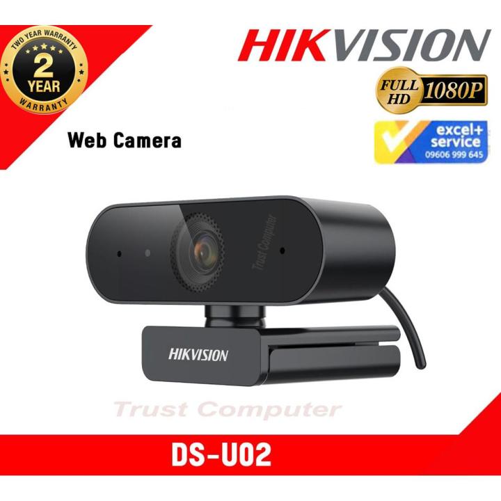 Hikvision DS-U02 3.6mm 2MP 1080P HD USB Web Camera Built-In Microphone With Clear Sound, Hikvision Webcam