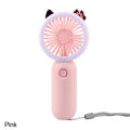 【Xiaofeng】New Mini Fan Rechargeable Cooling Fan Cute Portable Night Light ummer mall Pocket Fan Cartoon Mute for Dormitory Home tudent Outdoor Travel. 