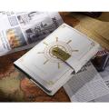 Sailor's Voyage Password Notebook Locked Diary Book Password Journal PU Leather Sailor's Notebook Office Stationery Journal Book Retro Notebook. 