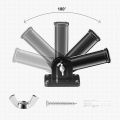Flag Pole Holder Mounting Bracket Adjustable Flagpole Rod Hitch Bracket Multi-Position Flag Pole Mounting Bracket.