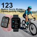 LAXASFIT Smartwatch Bluetooth Voice Call Heart Rate Monitor Waterproof Smart Watch IOS Android Men Gift Sports Watch.