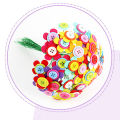 DIY Felt Toy Bu-tton Flower Craft Kits Kindergarten Kids Creative Toys Children Educational Handmade Gift Room Decoration GYH.