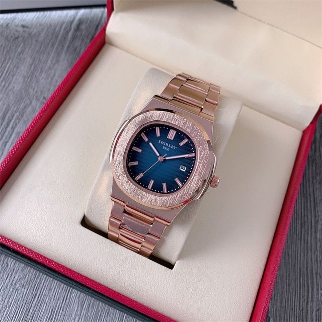 Men Luxury Stainless Steel Watch Calendar Date Quartz Wrist Watch Watches For Man Business Luminous Clock Relogio Masculino 2022