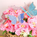 12-Piece 3D Butterfly Stickers for Decoration - Vibrant and Adhesive.