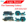 Charging Logic Board For Samsung Galaxy A15 A21s A23 Charging Port USB Plug PCB Dock Connector Spare parts.
