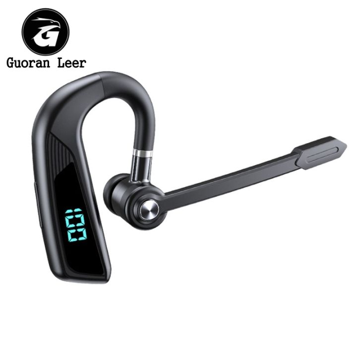 V16 Bluetooth-compatible Headset Digital Display Hands-free Voice Answering Business Sports Earphones