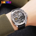 SKMEI Alloy CITIZEN movemnet Japan Fashion Business Quartz Watch Leather Strap Men's Wristwatch 30M Waterproof Original Casual watch, 2289. 