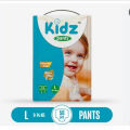 Kidz Baby Diaper Pant Large 9-14kg 58 Pcs, Made in Germany.