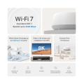 TP-Link Deco BE22 BE3600 Mbps Gigabit Dual-Band Wi-Fi 7 Mesh Router (1-Pack).