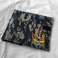 Bangladesh Navy Digital Camouflage Wallet for Men with Multiple Card Slots and Zipper – Tactical Military Style Wallet for Everyday Use – Navy Embroidered Logo – Premium Quality. 