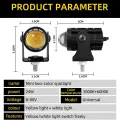 Motorcycle Or Car Mini Drivig Fog Light 1 Pcs 2 Colour White And Yellow.