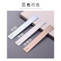 4 PCS Metal Ruler Set Square Ruler Triangle Protractor Metal Ruler Set Measure Draw School Office Supplies Scale Ruler Stationery.