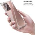 Samsung Galaxy Note 20 Ultra Premium Silicone Case Crystal Clear Soft Tpu Ultra-Thin Transparent Flexible Protective Mobile Phone Back Cover - Phone Back Cover.