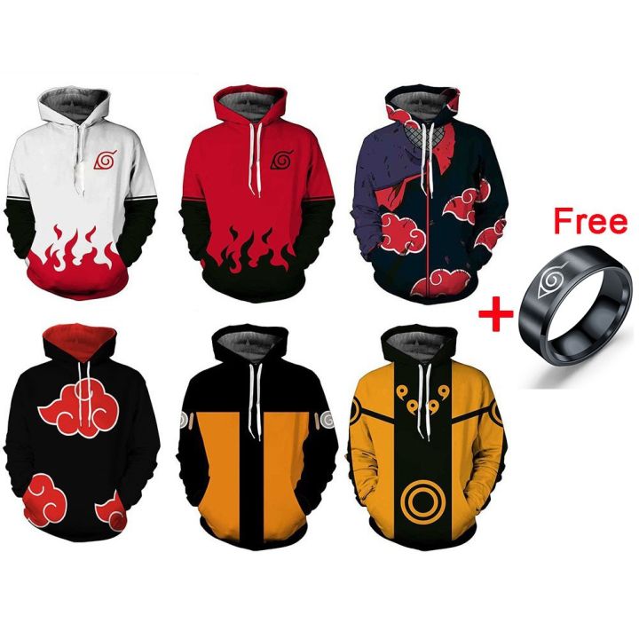 High quality men casual pullover hoodie Naruto Uchiha Itachi jacket