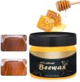 Home Wood Seasoning Beewax Solid Wood Maintenance Wax Furniture Care Cleaning Polishing Renovation Beeswax With Sponge. 