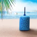 Compact ports Towel with ilicone leeve Cooling Face Towel for Workout Fitness Exercise Yoga Beach Travel. 